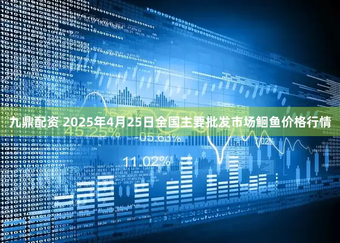 九鼎配资 2025年4月25日全国主要批发市场鮰鱼价格行情